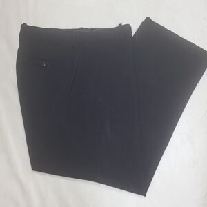 Theory Wool Blend Dress Trousers, 34x31, Black